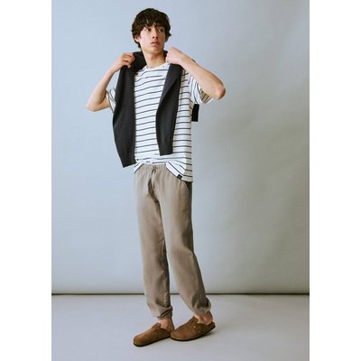 Pantalon jogging lin coton MANGO TEEN