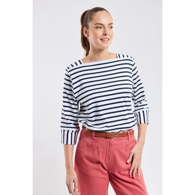 Marinière col bateau en coton rustique ARMOR-LUX