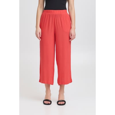 Pantalon coupe large, taille élastiquée ICHI