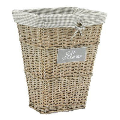 Panier à linge Home en osier et coton AUBRY GASPARD