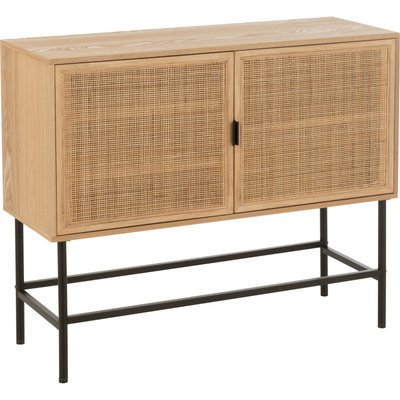 Meuble carré bois naturel et métal  style contemporain RECOLLECTION