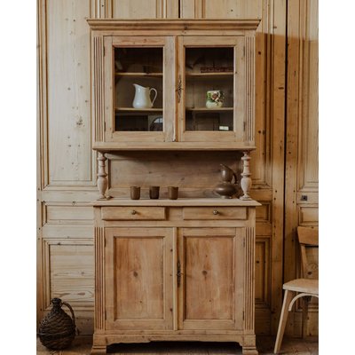 Buffet à deux corps en bois Gilbert N°1559 - Bon état DEBONGOUT