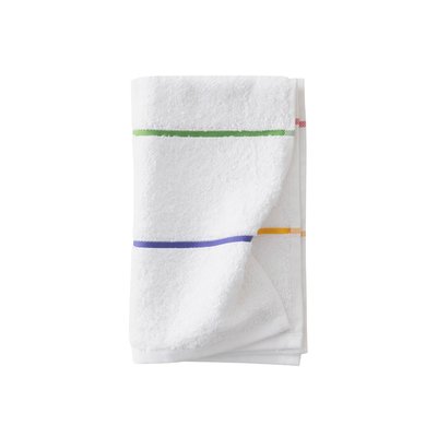 Serviette invité coton blanc ROSELLA CARRE BLANC