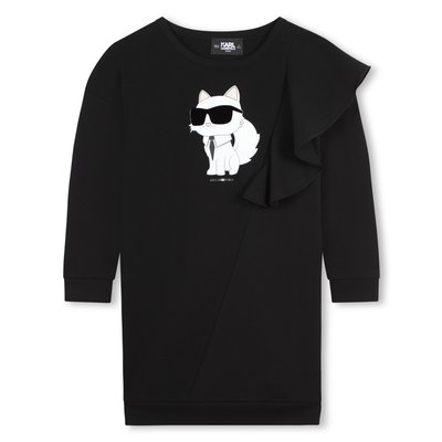Robe droite avec volants KARL LAGERFELD KIDS