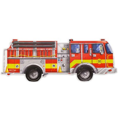 Puzzle géant camion de pompiers MELISSA & DOUG