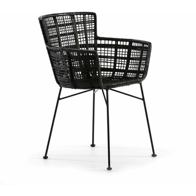 Fauteuil en osier et métal, Aguero RECOLLECTION