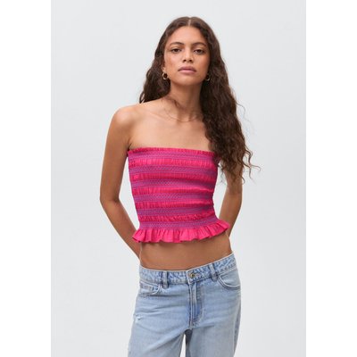 Haut bustier volant MANGO TEEN