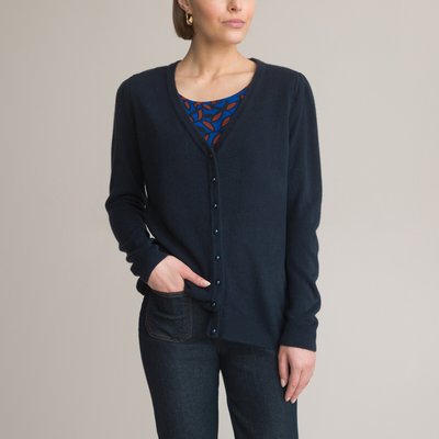 Gilet col v, maille au toucher très doux ANNE WEYBURN