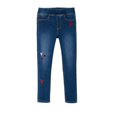 Tregging en molleton effet denim VERTBAUDET