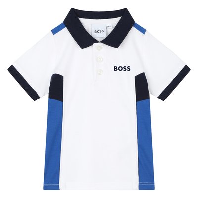 Polo à sigle en piqué BOSS KIDSWEAR