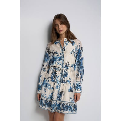 ROBE CHEMISE À MOTIF FLORAL SALSA JEANS