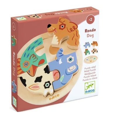 PUZZLE BOIS - Rondo Dog DJECO