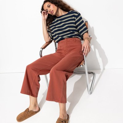 Pantalon large en coton PROMOD