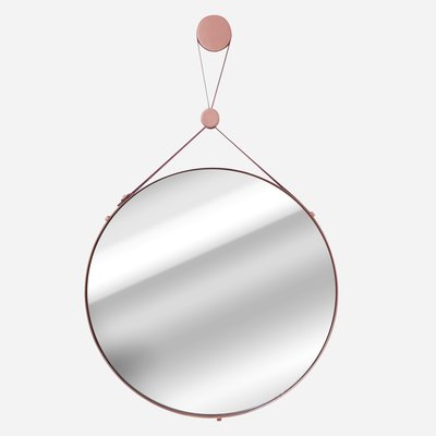 Miroir décoratif rond en Métal cuivre, CHANA COPPER INSPIRE