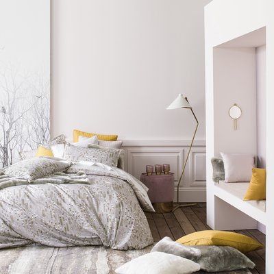 Housse de couette imprimée en satin de coton, CONTE D'HIVER ALEXANDRE TURPAULT
