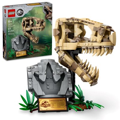Jurassic World Les fossiles de dinosaures : le crâne du T. rex LEGO