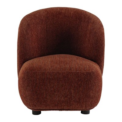 Fauteuil LISETTE en velours côtelé - Petit modèle BLANC D’IVOIRE