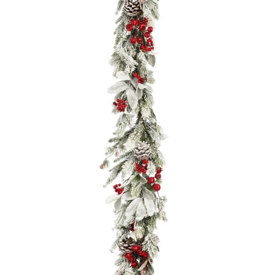 Guirlande De Noël Enneigée BELFORT MICA DECORATIONS