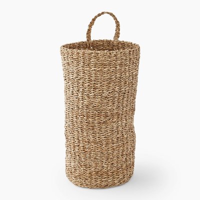 Panier haut, D20xH40cm, en jonc de mer MONOPRIX