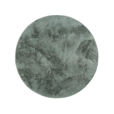 Tapis rond imitation fourrure DAVE BENUTA 