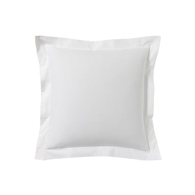 Taie d'oreiller unie en percale de coton, PREMIÈRE ESSIX