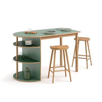 Стол из дубового шпона Quillan FORMICA x LA REDOUTE INTERIEURS