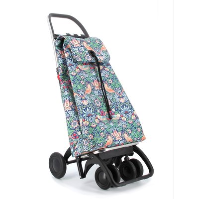 IMAX W MORRIS - Chariot de course pliable - 4 roues - Bleu vert - Design moderne et fonctionnel, cadre aluminium robuste, sac imperméable spacieux ROLSER