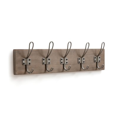 Kapstok 5 dubbele haken, mangohout, Yula SO'HOME