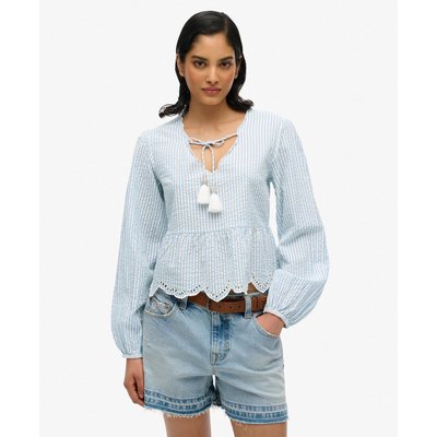 Blouse brodée à manches longues SUPERDRY