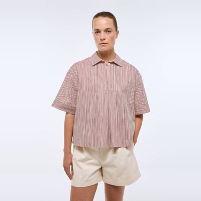 Blouse manches courtes rayée en coton BIO GOTS MONOPRIX