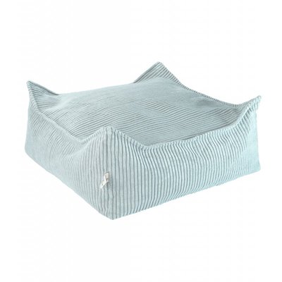Pouf enfant carré velours côtelé OTTO WIGIWAMA