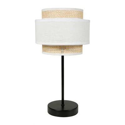 Lampe Abat-jour Papier Rotin 3 Niveaux DECORATIE