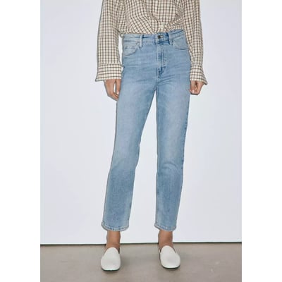 Jean Newmom confort taille haute MANGO