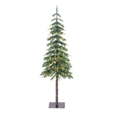Sapin de Noël artificiel avec LED H155 cm LODGE BLACK BOX TREES