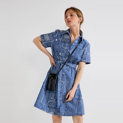 Robe cintrée brodée MONOPRIX