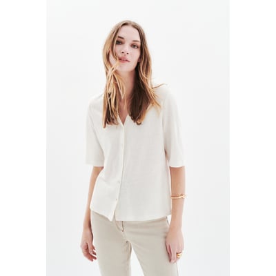 T-shirt col chemise EVELINA CAROLL