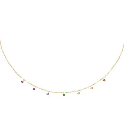 Collier en argent 925 et oxyde de zirconium CLEOR