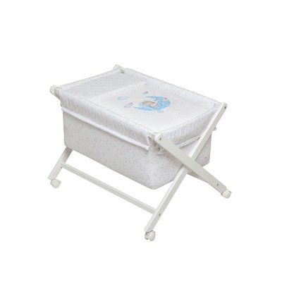 Berceau en Croix- Bear Sleeping - Bleu INTERBABY