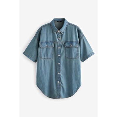 Chemise en jean à manches courtes NEXT