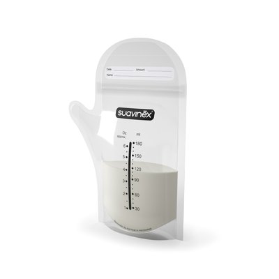 Lot de 25 sachets de conservation avec zip SUAVINEX