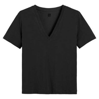 T-shirt loose col V, manches courtes LA REDOUTE COLLECTIONS