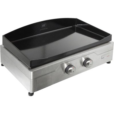 Plancha électrique Signature Electrica 260 Inox 2 brûleurs à poser, 60x40 cm LE MARQUIER