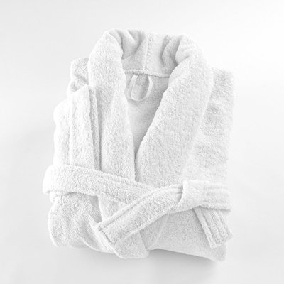 Peignoir coton éponge col chale coton 57 fils éponge PREMIUM LINANDELLE