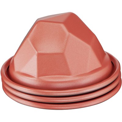 Moule à gâteau fantaisie Creabake 3 moules rochers 7.5 cm TEFAL