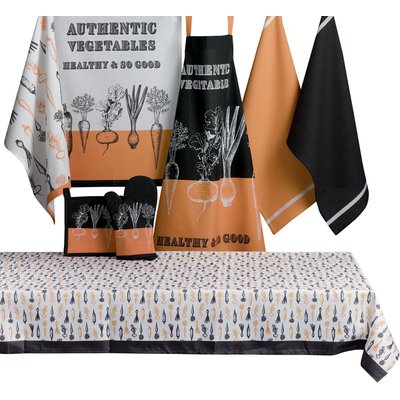 Lot de torchons imprimés en coton, Healthy C DESIGN HOME TEXTILE