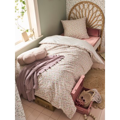 Parure housse de couette et taie d'oreiller PETITE LICORNE, avec coton recyclé VERTBAUDET