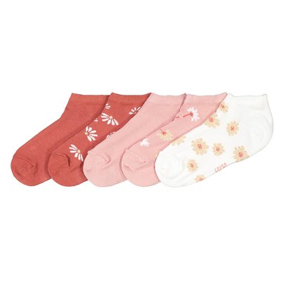 Lot de 5 paires de socquettes motif fleurs LA REDOUTE COLLECTIONS