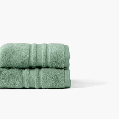 Drap de bain coton LOLA II CARRE BLANC