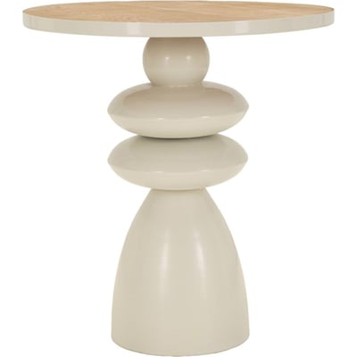 Table basse ronde sculpturale en métal MODERN RECOLLECTION