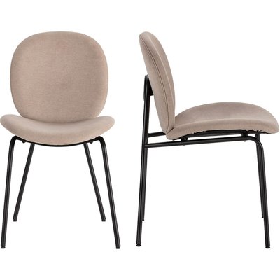 Lot de 2 chaises en tissu - BOREAL HOMIFAB